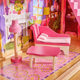 KidKraft Kayla Casa delle bambole in legno con mobili e accessori, set da gioco a 3 livelli per bambola da 30 cm, giocattolo per bambini dai 3 anni in su, 65092 - Esclusivamente su Amazon