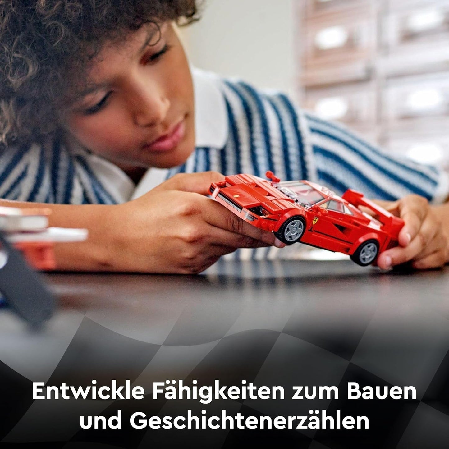 Auto super sportiva Ferrari F40 LEGO Speed Champions, set da gioco con macchinina giocattolo costruibile e minifigure conducente, set da collezione per bambini, regalo per ragazzi e ragazze 76934 Set da costruzione Besuche den LEGO-Store
