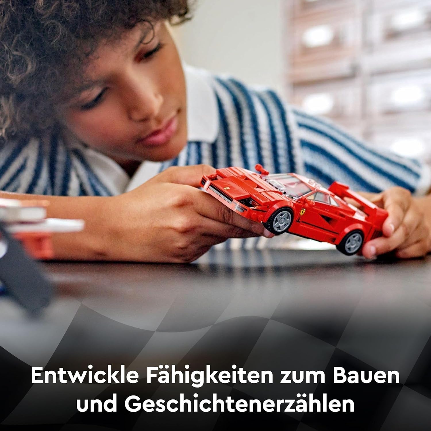 Auto super sportiva Ferrari F40 LEGO Speed Champions, set da gioco con macchinina giocattolo costruibile e minifigure conducente, set da collezione per bambini, regalo per ragazzi e ragazze 76934 Set da costruzione Besuche den LEGO-Store