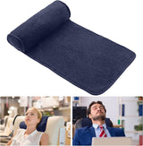 Cuscino per il collo per chaise lounge Cuscino per la testa in peluche Cuscino regolabile per il collo Cuscino per il collo del divano in pile antiscivolo per la casa da viaggio Chaise lounge Divano Poltrona (Nero)