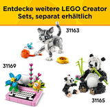 Macchina da scrivere LEGO Creator 3In1 con fiori - giocattolo trasformabile in modello Keytar o in vaso da fiori con quaderno e penna - set di costruzione - regalo per ragazze e ragazzi a partire da 8 anni 31169 Set di costruzione Besuche den LEGO-Store