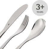 WMF Animals set posate in acciaio inox per bambini, 4 pezzi, lucido Cromargan Kitchen Naty Shop