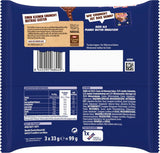 Nestlé Milk Bar Croccante barretta di cereali al cioccolato al latte Confezione da 9 (3 x 33 g ciascuno)