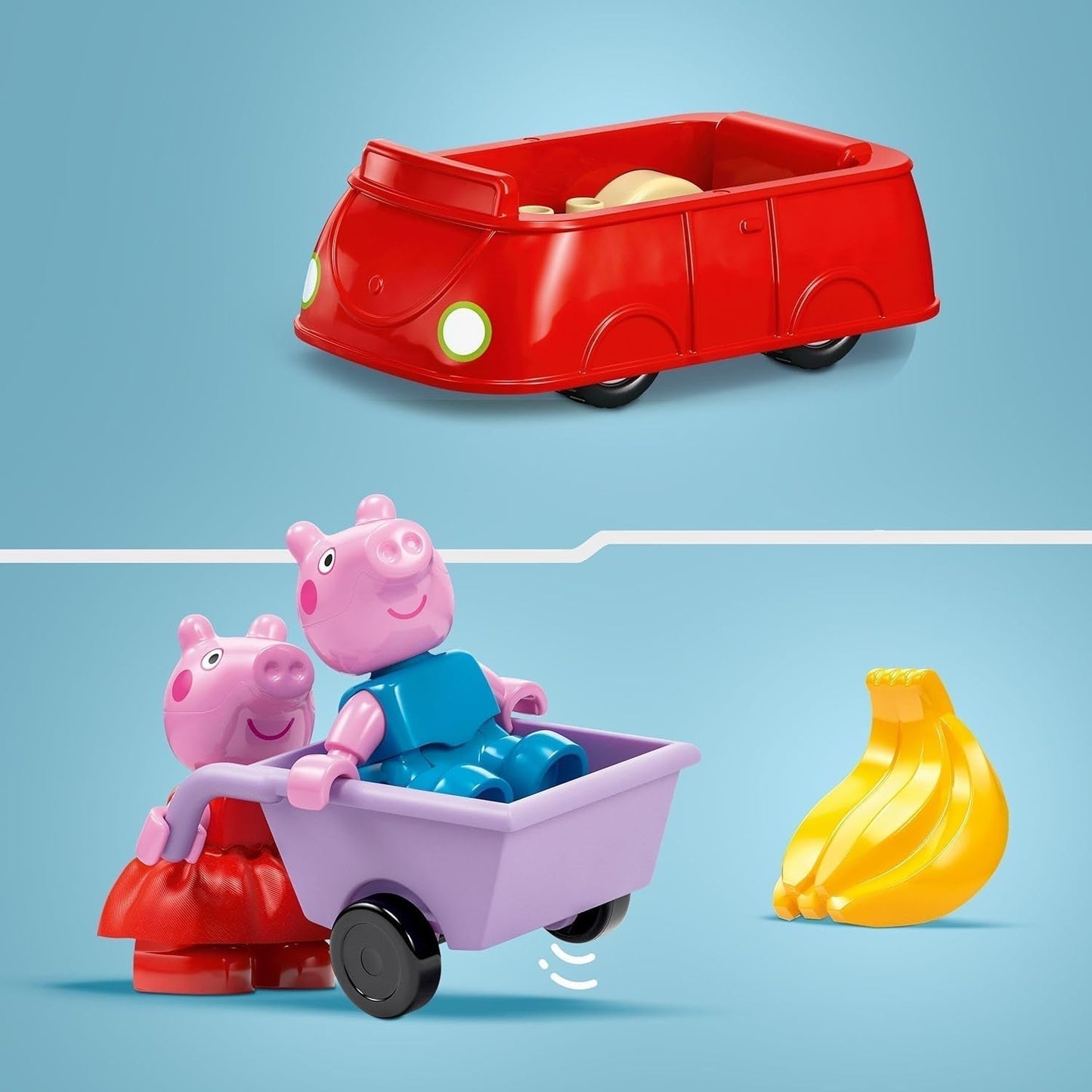 LEGO DUPLO 10434 Il supermercato di Peppa: giocattolo educativo creativo e set da gioco, regalo per ragazzi e ragazze dai 2 anni, incoraggia la destrezza Set da costruzione Besuche den LEGO-Store