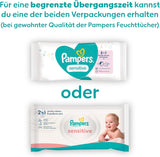Salviette per neonati Pampers Sensitive, confezione da 15 da 80 salviette, 1200 salviette per neonati, pulizia delicata 2 in 1 e protezione della pelle