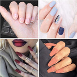 100 Pezzi Modelli per Nail Art Modelli per Modellare Autoadesivi con 4 Fogli Cuscinetti per Unghie Adesivi Trasparenti e 3 Lime per Unghie Accessori per Estensione Unghie in Gel per Unghie Artificiali