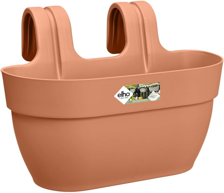 elho Vibia Campana Easy Hanger M 36 - Vaso per balcone ed esterno - Ø 36,0 x H 26,5 cm - Nero/Antracite