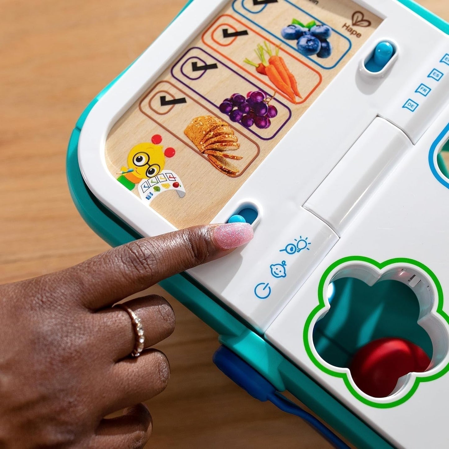 Baby Einstein + Hape Magic Touch Registrati Giocattolo Fai Finta di Check Out, con suoni e musica reali, da 9 mesi in su Bebe Toys Naty Shop