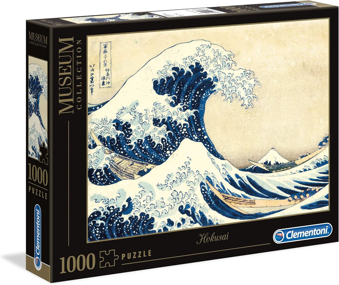 Clementoni 39378 Hokusai - La Grande Onda - Puzzle da 1000 pezzi, Collezione museale, Gioco di abilità per tutta la famiglia, Gioco di stretching colorato, Puzzle per adulti 14+ Puzzle Naty Shop Titolo predefinito