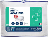 Piumino antiacaro Bleu Calin 140X200 Cm, Per letto singolo, Rivestimento in morbida microfibra, Trattamento Sanitized Piumini e Trapunte Naty Shop 260 X 240 Cm