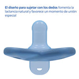 Philips AVENT Soothie - Succhietto senza BPA per bambini da 0 a 6 mesi, blu/azzurro (modello SCF099/21)