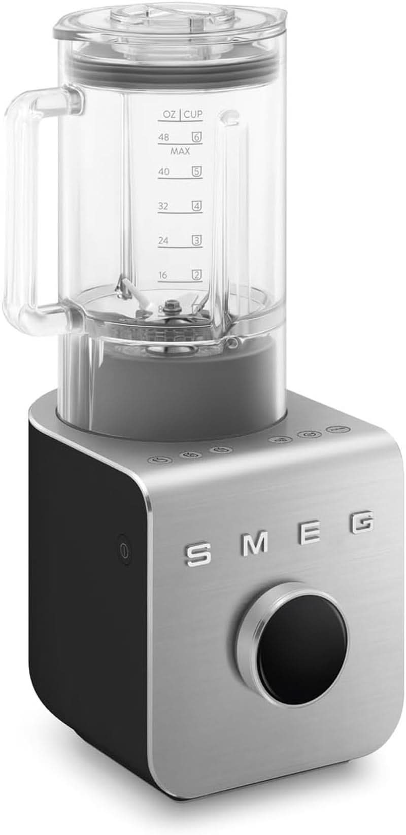 SMEG, Hochleistungsmixer BLC01BLMEU, 5 programmi preimpostati, 9 velocità manuali, funzione pausa e impulso, Kunststoffgehäuse, Rutschfeste Basis, 1400 W, Schwarz Kitchen Naty Shop