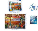 Ravensburger Puzzle 16795 - Tramonto sulla spiaggia - Puzzle da 500 pezzi per adulti e bambini dai 10 anni in su con pezzi del puzzle più grandi [Esclusivamente su Amazon] Puzzle Naty Shop