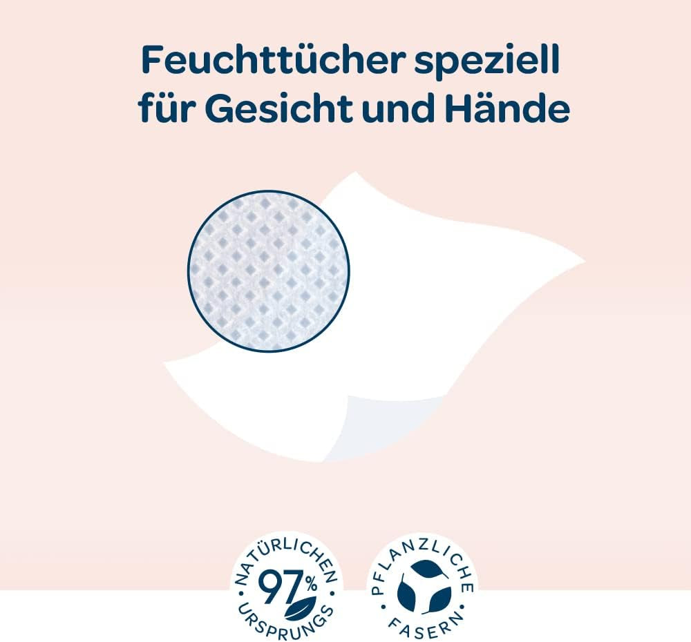 BIOLANE - Salviette umidificate per neonati, viso e mani - Salviette detergenti extra delicate per l'igiene - Salviette umidificate per neonati dalla nascita - Senza alcool - 12 x 64 salviette (768 salviette)