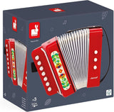 Janod - Fisarmonica Gioia - Strumento musicale per bambini - Giochi di ruolo e prima educazione musicale - Con tracolla - Dai 3 anni, J07654 Jucarii Bebe Naty Shop