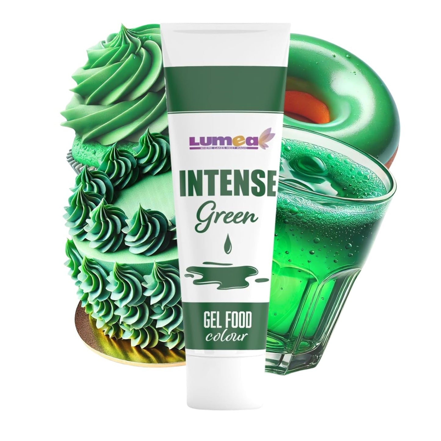 Dekozauber 24 coloranti alimentari rossi, gel, 30 g, vegani, senza zucchero, altamente concentrati, coloranti alimentari rossi per fondente, crema al burro, bevande e altro