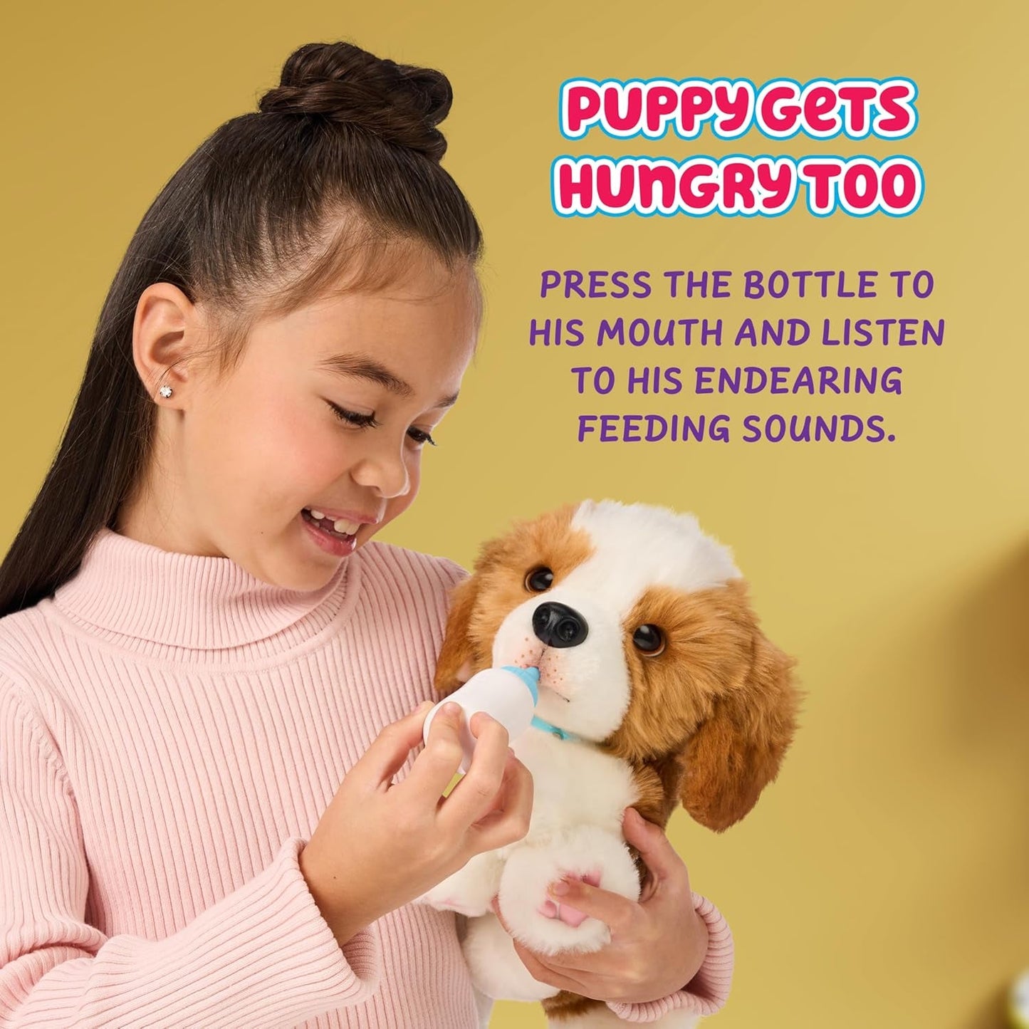 Little Live Pets My Really Real Puppy – Patch; Cucciolo interattivo; oltre 60 suoni/reazioni; aspetto realistico; 1 di 72 varianti; set da gioco con borsa per il trasporto; batterie incluse; dai 5 anni in su