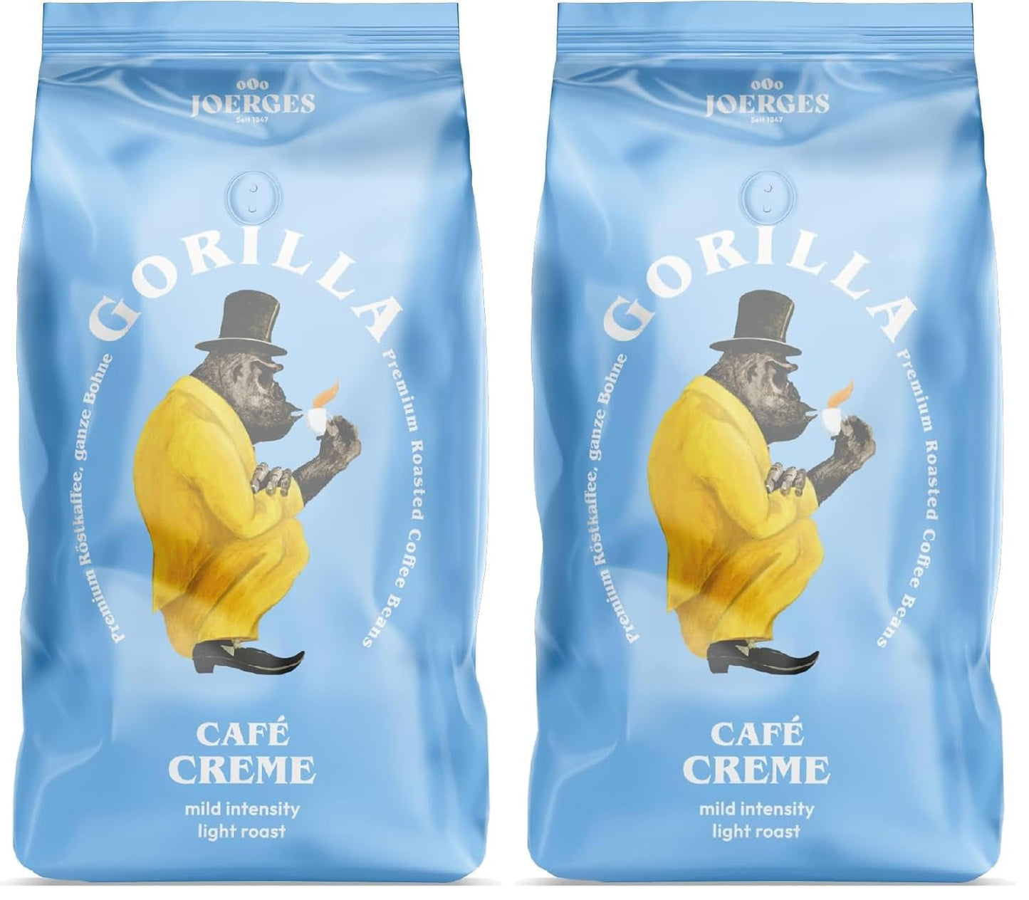 Gorilla Café Creme, 1 kg (confezione da 2)