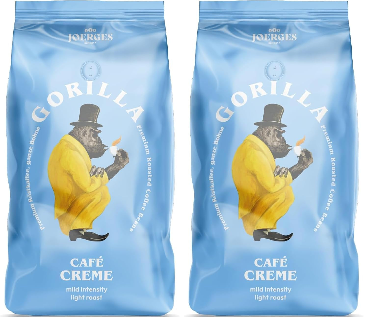 Gorilla Café Creme, 1 kg (confezione da 2)