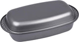 Chg 9942-04 Bratenform Mit Deckel, Antihaftbeschichte, Antracite-Metallico, 37 X 20 X 7 Cm Stampi e teglie da forno Naty Shop