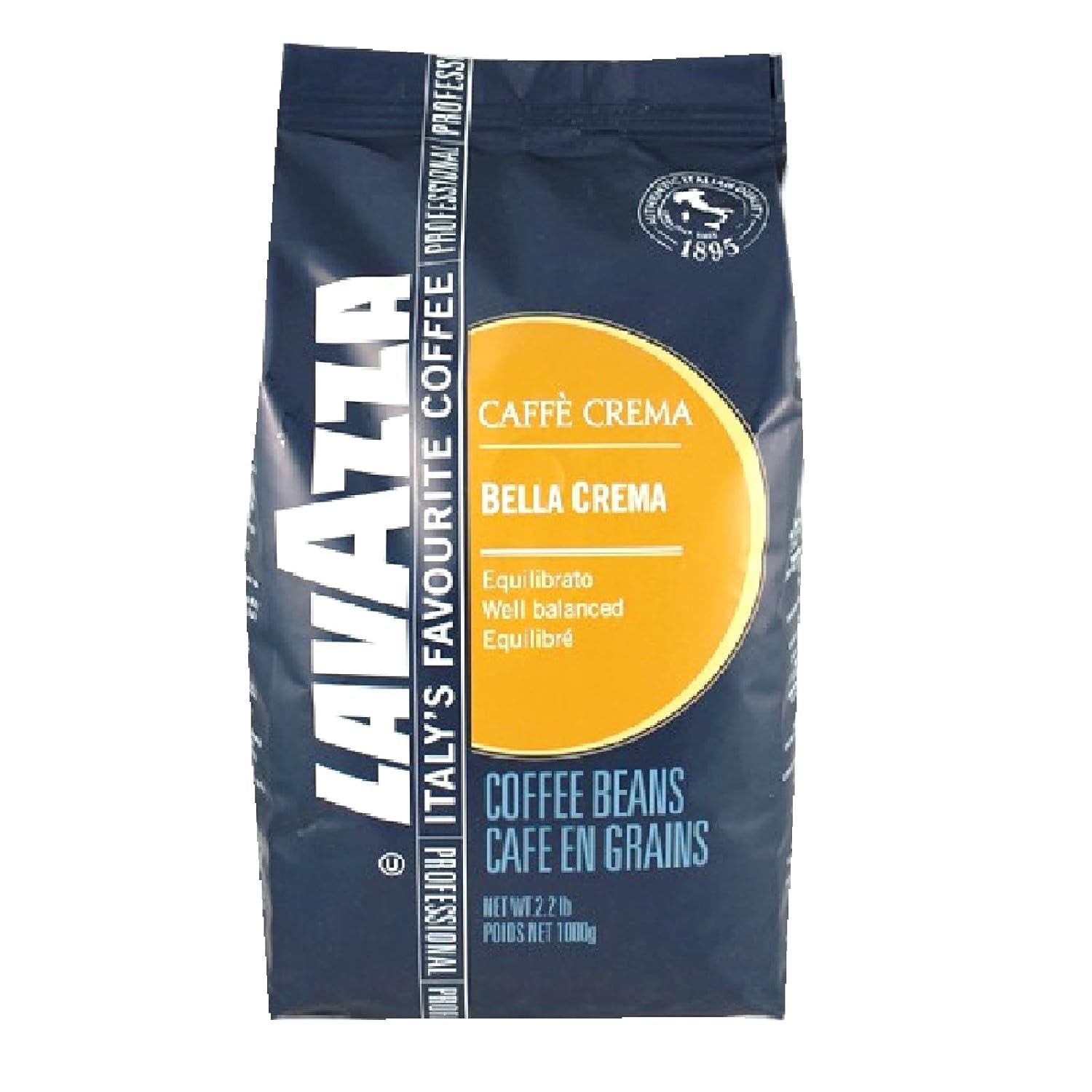 Lavazza Bella Crema Caffe Crema Espresso - 6 chicchi di caffè da 1 kg