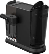 Macchina per caffè espresso portafiltro GRUNDIG KSM 5330 con contenitore del latte integrato, potenza 1628 W, pressione della pompa 15 bar, doppio ugello, display touch a colori, BrewSense, CreamyPro, Acciaio inossidabile scuro/Nero