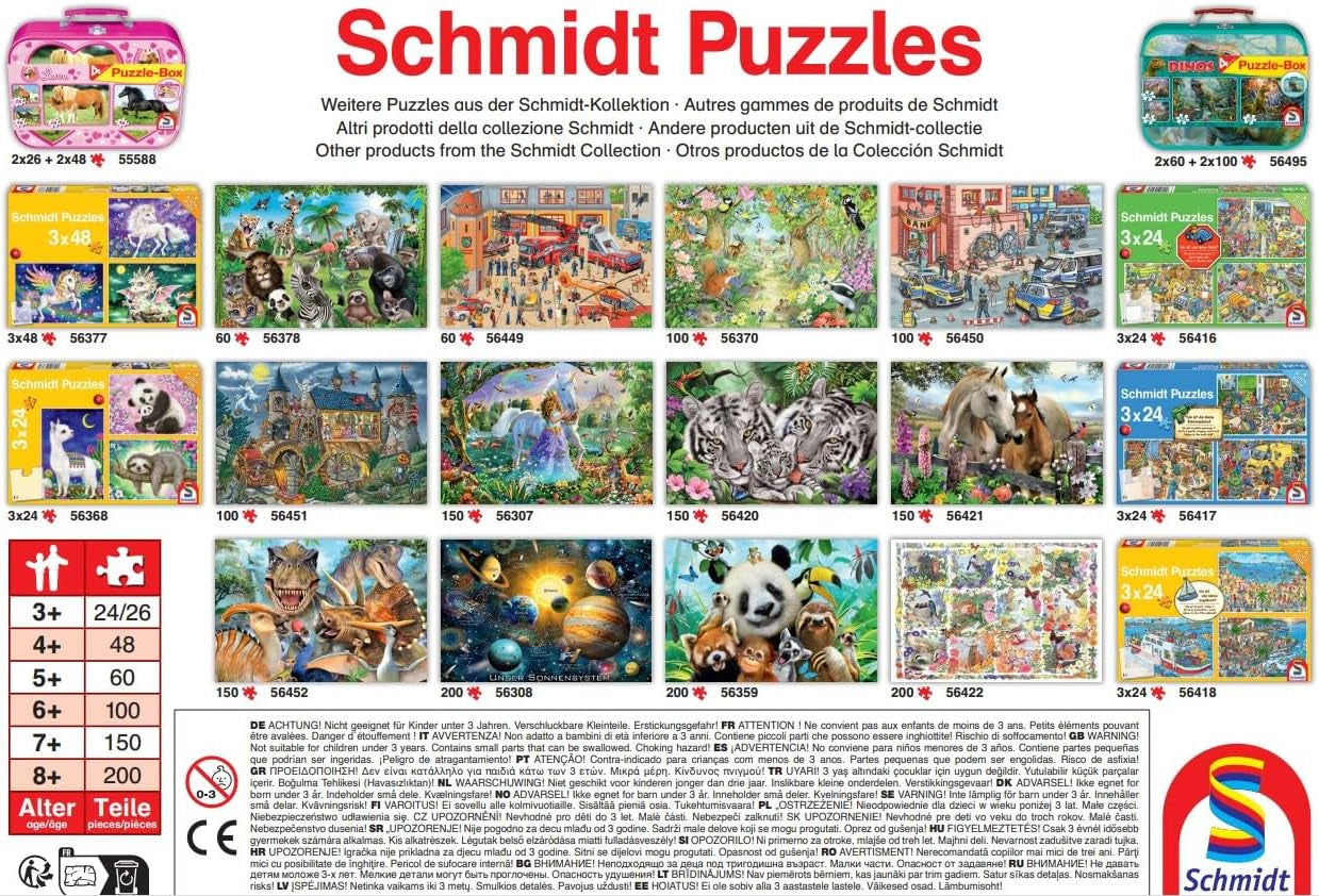 Mappa della Germania con immagini (puzzle per bambini) Puzzle Naty Shop
