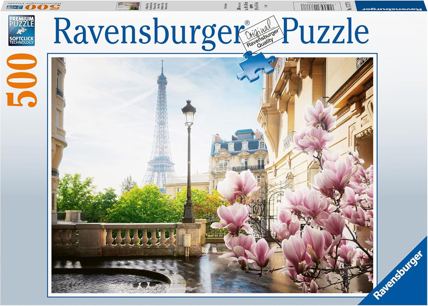 Ravensburger Puzzle 12000366 - Primavera a Parigi - Puzzle da 500 pezzi per adulti e bambini dai 12 anni Puzzle Naty Shop Vecchio design