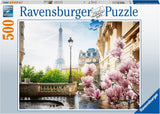 Ravensburger Puzzle 12000366 - Primavera a Parigi - Puzzle da 500 pezzi per adulti e bambini dai 12 anni Puzzle Naty Shop Vecchio design
