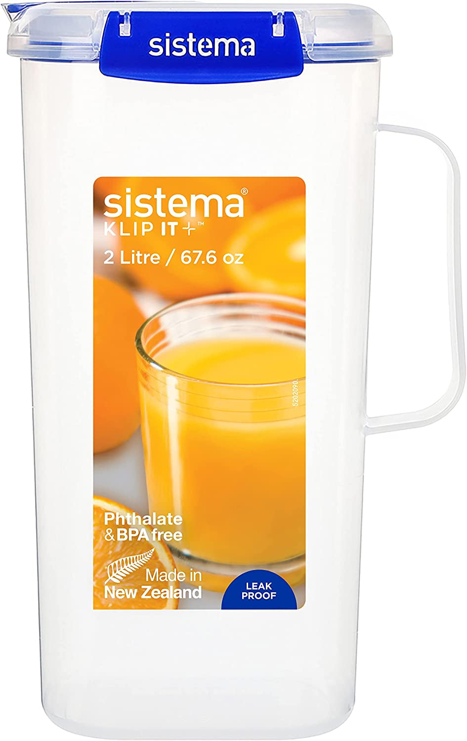 Set di barattoli per la conservazione degli alimenti KLIP IT Plus, rotondi | 300 ml l | barattoli ermetici, impilabili ed ermetici con coperchio | adatto per frigorifero/congelatore | senza BPA | 4 pezzi Contenitori per alimenti Naty Shop 2000 Ml
