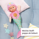 BABY Born Sirena per neonati, bambola morbida lavabile, bambola sirena con testa in morbido vinile, alta 33 cm, 832288 Zapf Creation