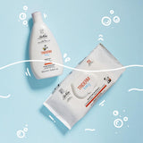 Bionike Triderm Baby Salviettine Umidificate per Pelli Secche e Sensibili Effetto Lenitivo e Rassodante Protegge e Idrata 72 Salviette