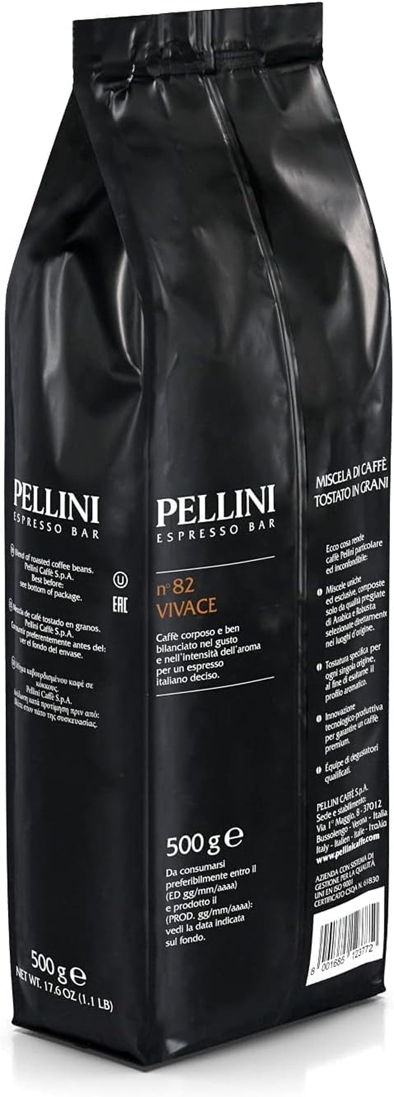 pellini Nr. 82 Caffè Vivace in grani 500 g