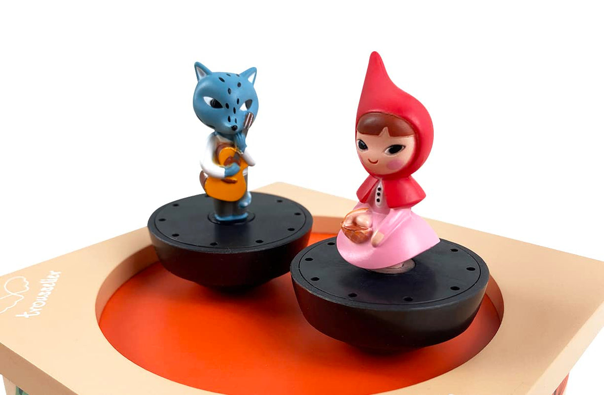 Trousselier - Cappuccetto Rosso - Carillon danzante - Carillon - Regalo Ideale Compleanno - 2 Figure Staccabili - Facile da Maneggiare - Musica Primaverile di Vivaldi - Colore Multicolor, S95095, Giochi per bambini grandi Naty Shop