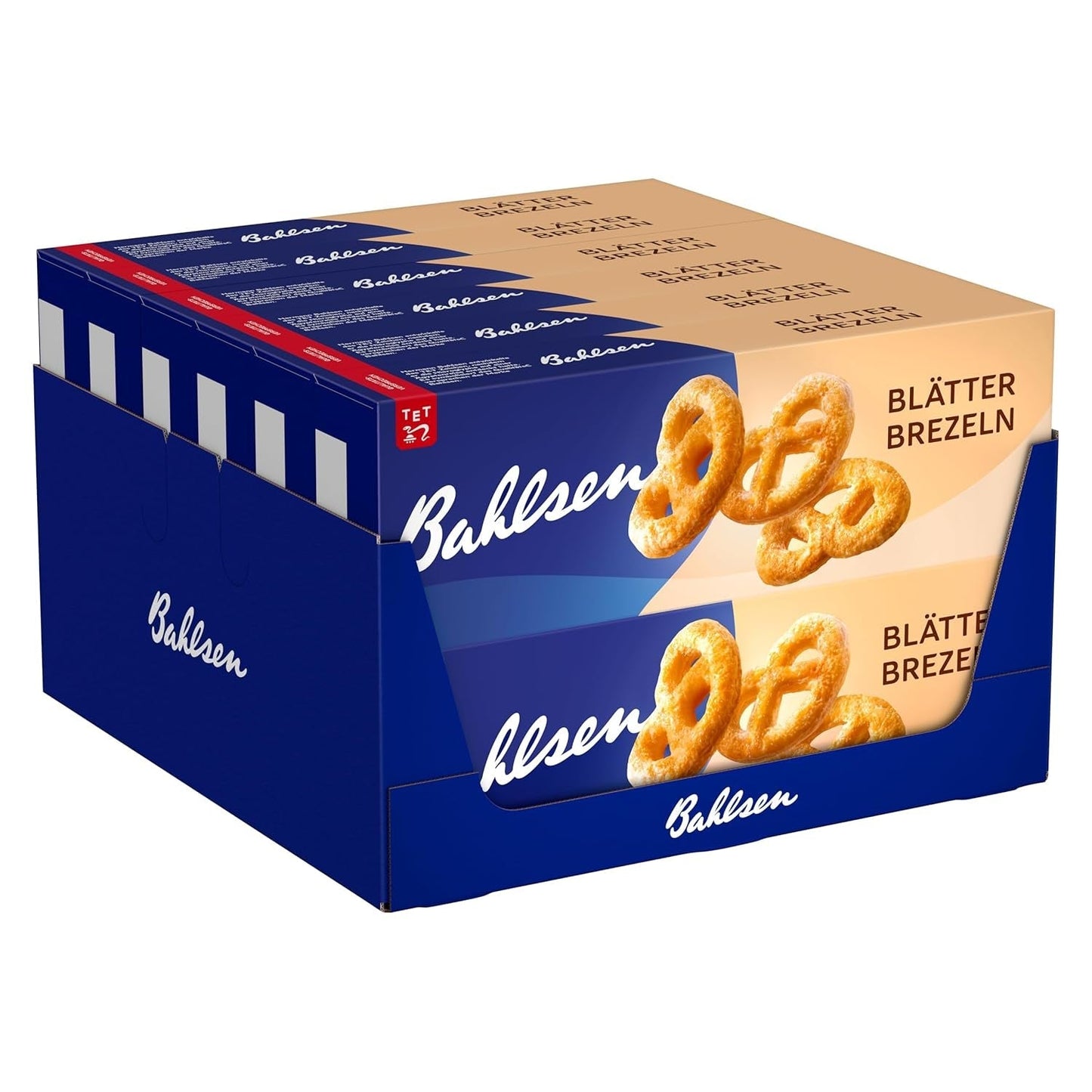 Pasta sfoglia Bahlsen - Confezione da 12 - Pasta sfoglia caramellata a forma di pretzel (12 x 100g)