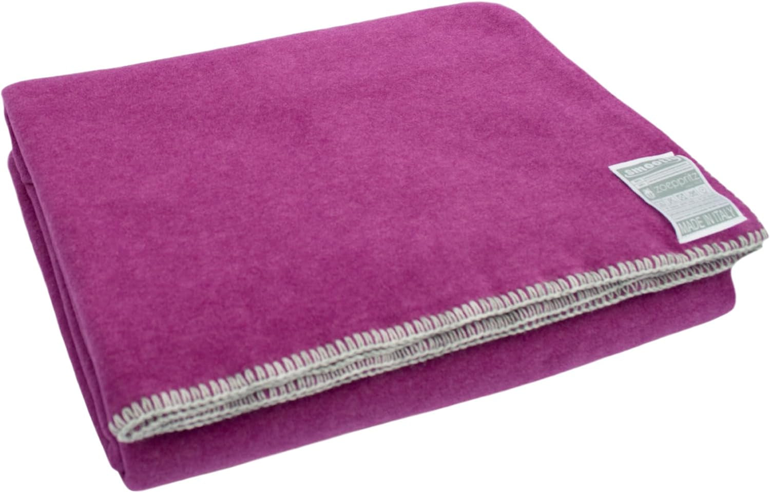 Zoeppritz since 1828 Coperta in pile Smoothy - Soffice e confortevole coperta in pile polare - Vegan - 140X190Cm - 010 Bianco Sporco, 010 Bianco Sporco Zoeppritz Since 1828 330 Fucsia 140X190Cm