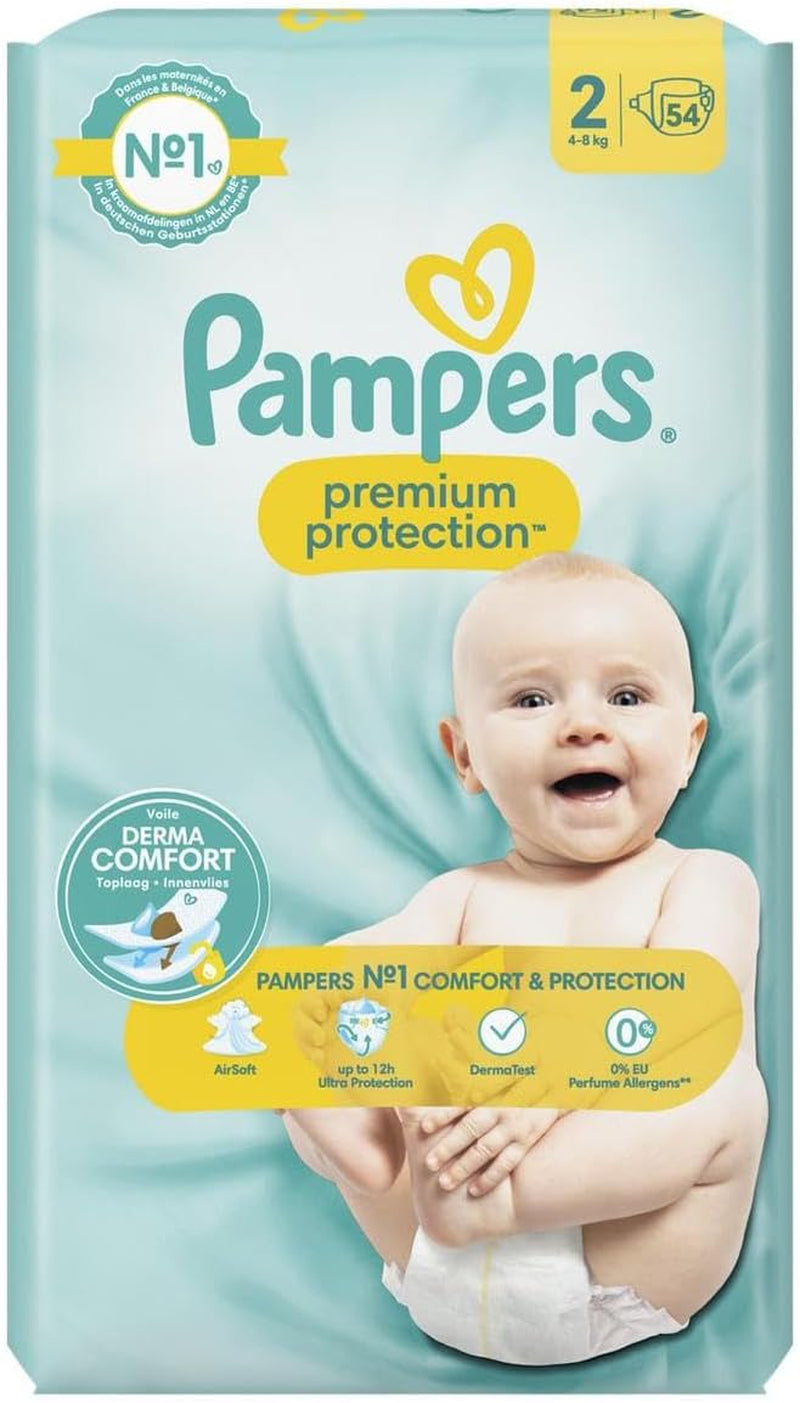 Pampers Premium Protection T2 – 54 pezzi