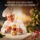 Cioccolata Lindt | Scatola di praline natalizie | Praline natalizie assortite da 200g ricoperte di finissimo cioccolato al latte | Regalo di cioccolato per Natale