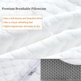 Ecosafeter Cuscino Memory Foam Supporto Collo Cuscino Collo ergonomico per Diverse Posizioni del Sonno con Fodera Sfoderabile Cuscini Ortopedici Cervicali Naty Shop