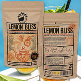 TÈ originale AL LIMONE BLISS di Nananatura 85G | Tisana estiva fruttata e rinfrescante | Come tè freddo, tè freddo o classico caldo | Con fiori, foglie e bacche maturate al sole | Niente zucchero