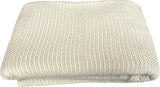 Biancheria da letto per famiglie Coperta cellulare rosa per letto matrimoniale, cotone, copriletto grande reversibile, leggera, termica, morbida, tradizionale coperta cellulare, piumini e trapunte 230 x 230 cm Naty Shop Colore panna 230X230 cm