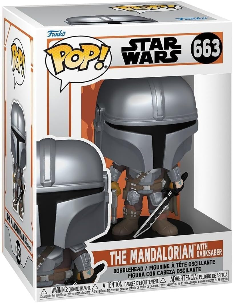 FunkoPop! Vinile: Star Wars: The Mandalorian S9 - Figura da collezione in vinile - Idea regalo - Prodotto ufficiale - Giocattolo per bambini e adulti - Fan della TV - Figura modello per collezionisti ed esposizioni Action Figure Naty Shop Titolo predefinito