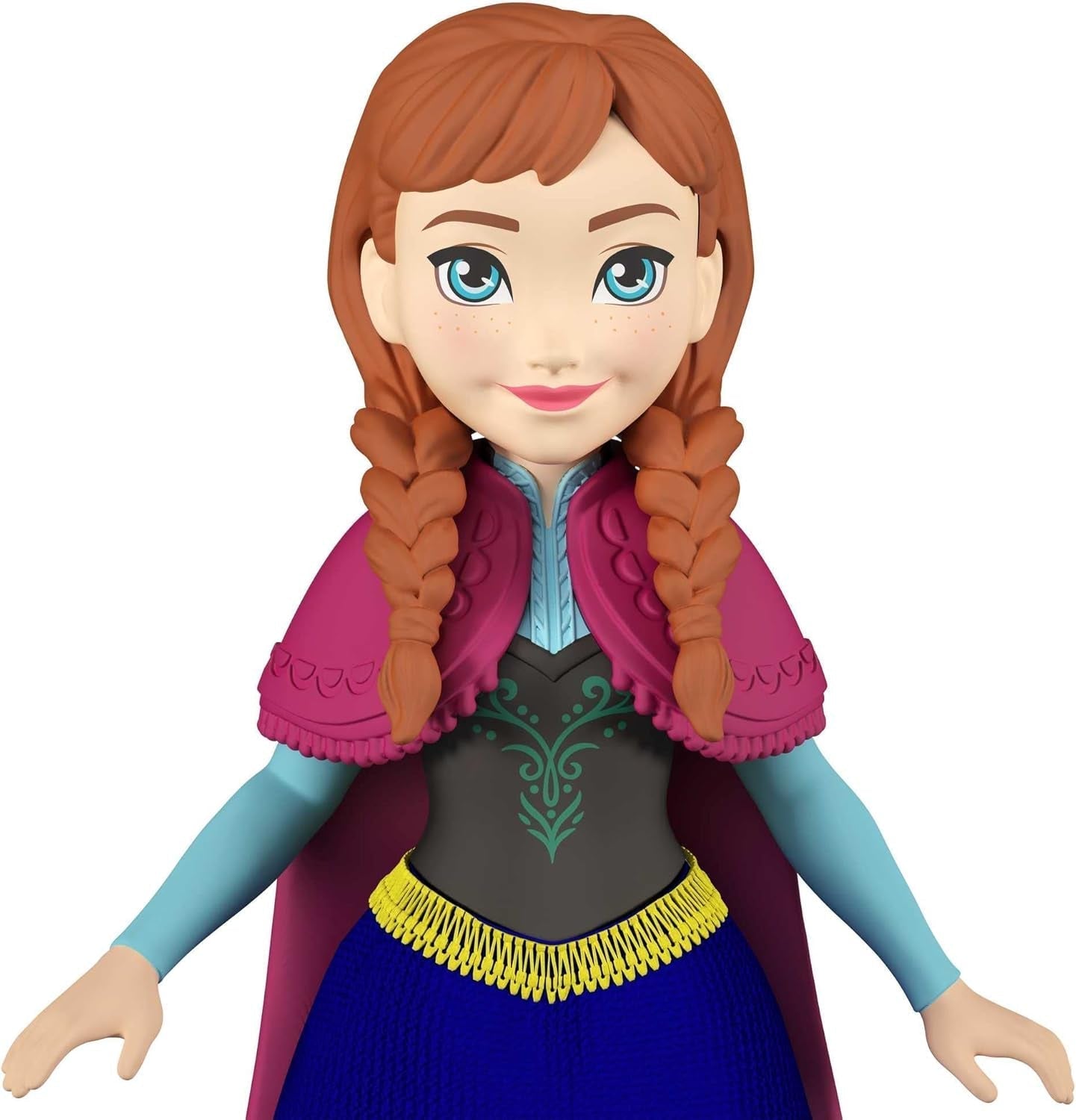 Mattel DISNEY La Regina dei Ghiacci Anna e Sven, bambola e animaletto, ispirata ai personaggi animati, arti mobili, gonna e mantello staccabili, per bambini dai 3 anni in su, HLX03 Naty Shop Dolls