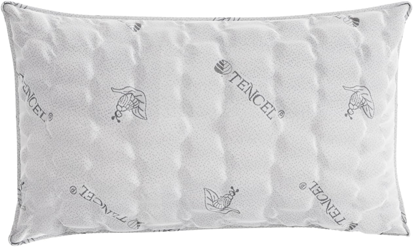 Biancheria da letto italiana MB Home Italia, cuscino, bioceramica, grigio chiaro, 45 x 75 cm Naty Shop Cuscini standard Tencel