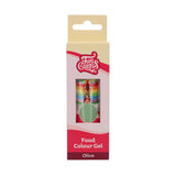 Funcakes Gel Colorante alimentare oliva: colorante alimentare altamente concentrato per pasta, panna, fondente e marzapane. Dosaggio facile. Una sola goccia per creare colori vivaci. Halal. 30 g.