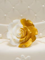Colorante alimentare commestibile Sugarflair, color oro pastello - Polvere lucidante alimentare per torte, muffin, cioccolato, pasticcini, dessert, gelati, bevande, cocktail e altro - 4g