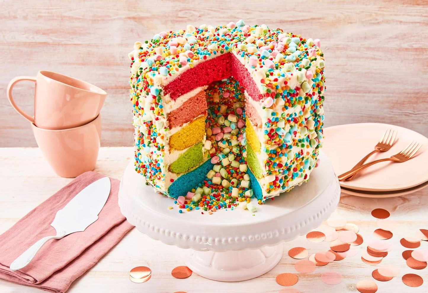 RUF Mini Marshmallows, colori pastello, 45 grammi Naty Shop