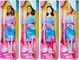 Simba Steffi Love Fantasy Princess, 4 colori assortiti, un solo articolo spedito, bambola principessa con mantello e strisce glitterate, 29 cm, dai 3 anni in su