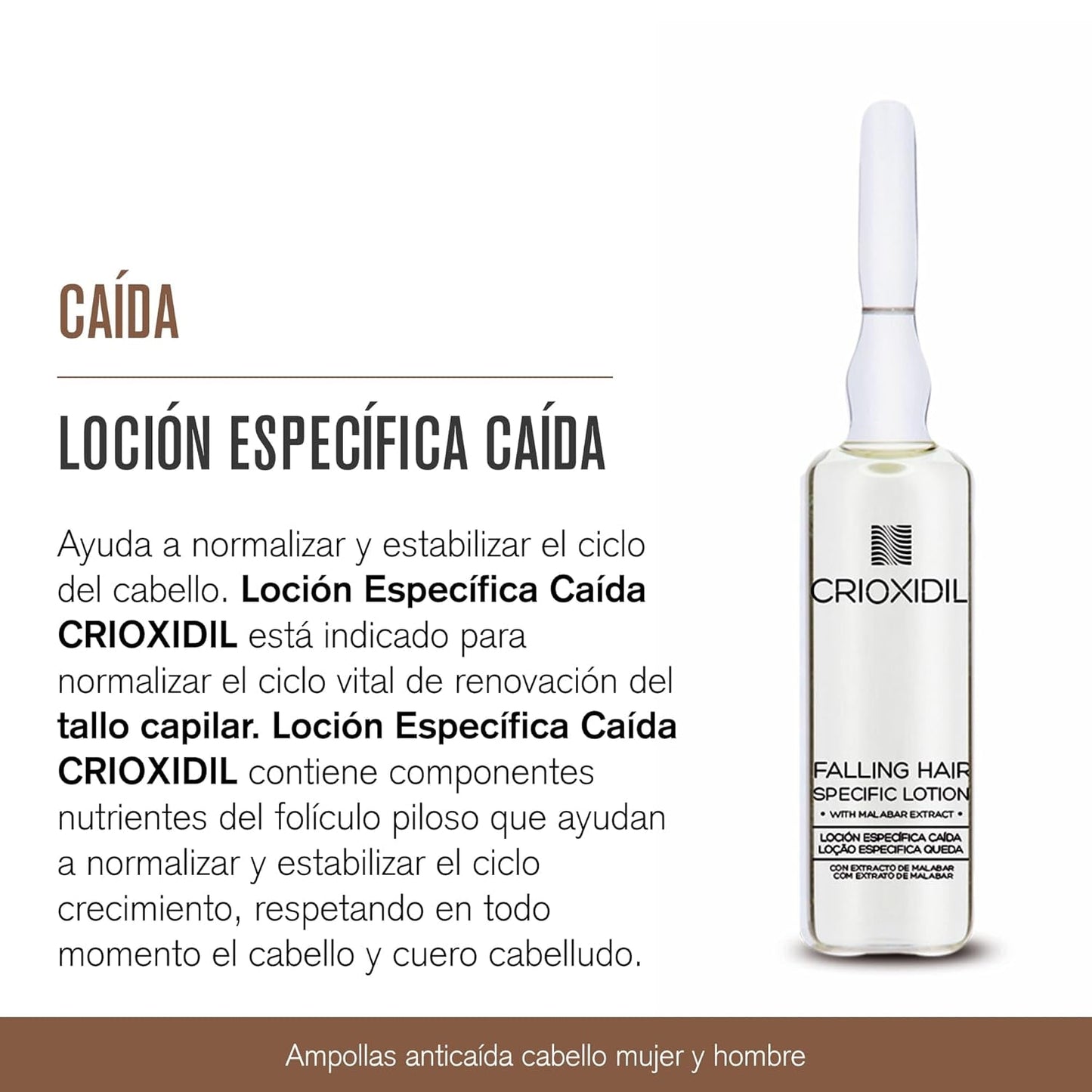 Crioxidil, lozione speciale contro la caduta dei capelli Cura dei capelli Crioxidil