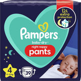 Pannolini Pampers 81657566 Pantaloni Baby-Dry, bianchi